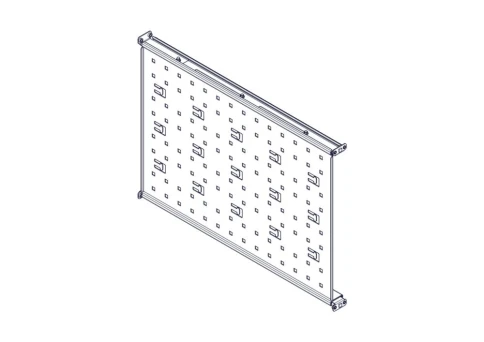 Fixed shelf Systeme Electric, Uniprom series, 1U, 650mm, 120kg фото 7