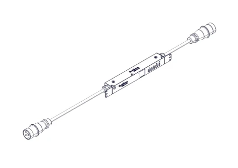 PDU, with monitoring, Uniprom series, 0/1U, 400V, 3P, 16A, IEC309 input, IEC309 output фото 2