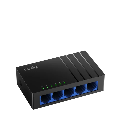 Коммутатор/ 5-Port Gigabit Metal Switch, 5 10/100/1000M RJ45 Ports, Loop Detection, Desktop Metal Case, Power Saving, Plug & Play фото 3