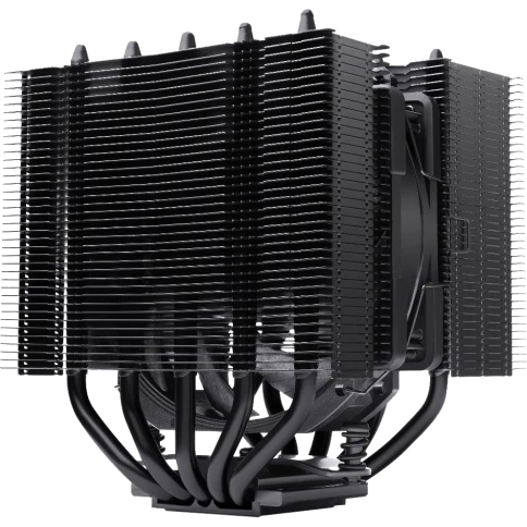 Кулер для процессора/ CPU Cooler Noctua NH-D12L chromax.black (148W, 4-pin PWM, 145mm, Al/Cu, 5x6mm, 1x120mm, 60.1CFM, 22.6dBA, 2000RPM, S: 1851/1700/1200/115X, AM5/AM4, Black) фото 1