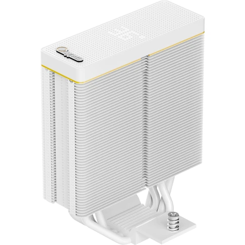 Кулер для процессора/ CPU Cooler Ocypus Iota A40 WH Dual Fan (220W, 4-pin PWM, LED temp., 156.7mm, Al/Cu, 4x6mm, 2x120mm, 77CFM, 29dBA, 2000RPM, S: 1851/1700/1200/115X, AM5/AM4, white) фото 6