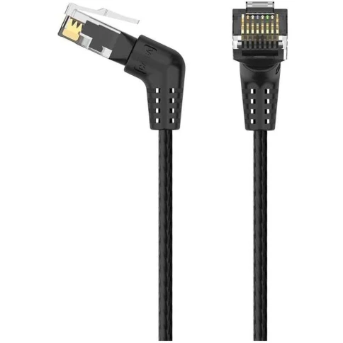 Патч-корд прямой Vention IBOBH UTP cat.6a, RJ45 угол 90 - 2м. Черный фото 3