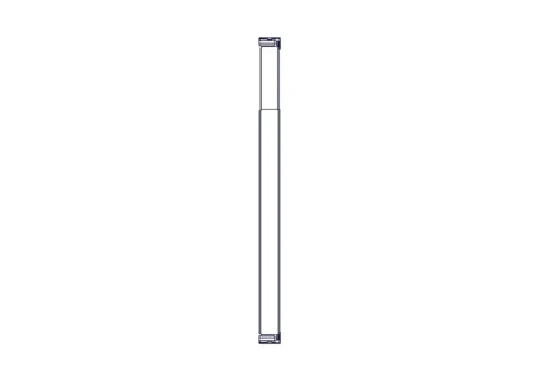 Longitudinal cable channel for cabinets of the Uniprom series, 1U, black фото 13
