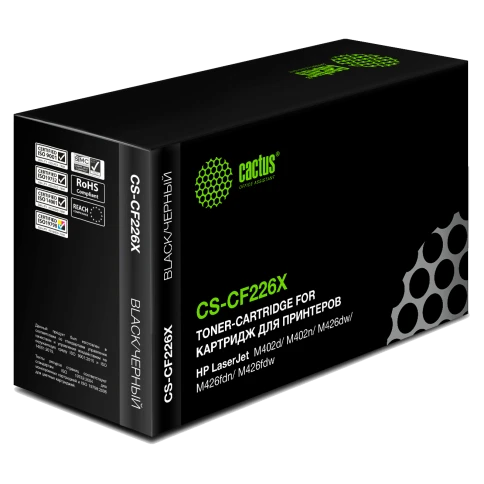 -/ Картридж лазерный Cactus CS-CF226X CF226X черный (9000стр.) для HP LJ M402d/M402n/M426dw/M426fdn/M42 фото 1