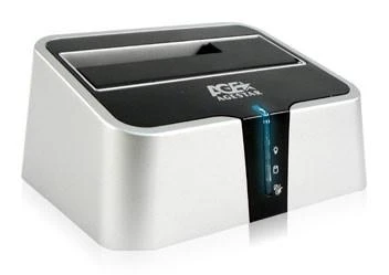 Док-станция для HDD AgeStar 3UBT2 SATA пластик серебристый 1 фото 1