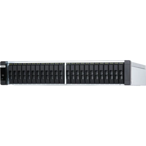 Сетевое хранилище без дисков/ Enterprise QNAP ES2486dc-2142IT-128G NAS two controllers, 24 2.5 "SAS 12/6 Gb / s bays, rack-mount, 2 power supplies. Intel Xeon D-2142IT, 64 GB DDR4 on each controller. RAIL KIT included. фото 2