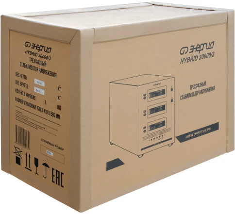Стабилизатор Hybrid - 30 000/3 Энергия II поколение/ Stabilizer Hybrid - 30,000/3 Energy II generation фото 10