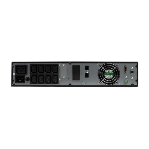 8775 SKAT-UPS 3000-RACK-ON-E P3 ИБП 3000ВА/3000 Вт, 2U, On-Line, синус, внешн. АКБ 72В (6х12В), 8хC13+1xC19, USB, RS232, слот для карт (SNMP, реле), EPO, ШхГхВ 440х602х86,5 масса 8.8 кг фото 10