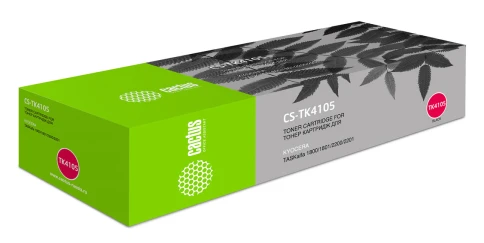 -/ Картридж лазерный Cactus CS-TK4105 TK-4105 черный (15000стр.) для Kyocera Mita TASKalfa 1800/2200/18 фото 1