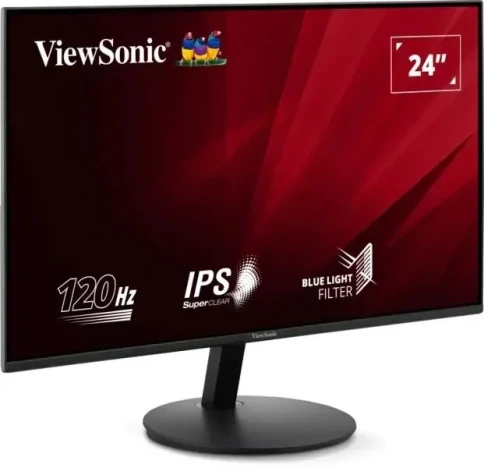 Монитор ViewSonic 23.8" VA24E1-H черный IPS LED 5ms 16:9 HDMI матовая 1500:1 250cd 178гр/178гр 1920x1080 120Hz VGA FHD 5.2кг фото 2