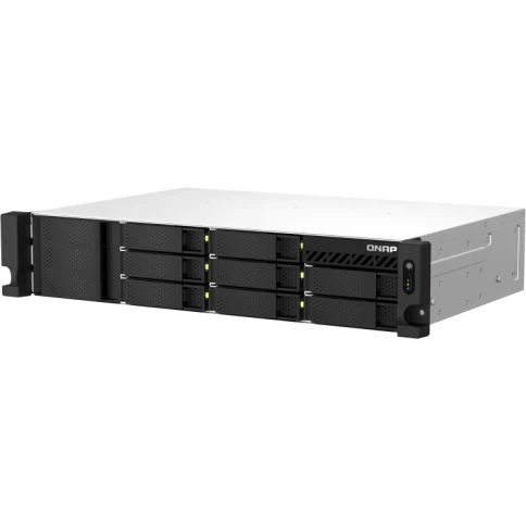 Сетевое хранилище без дисков/ SMB QNAP TS-873AeU-RP-4G NAS 8 HDD trays, 2x 2.5 GbE. 64-bit 4-core AMD V1500B 2,2 GHz, 4 GB. RAM (1*4 GB) up to 32GB (2*16 GB), 2 x M2 2280 (PCIe Gen3 x 1), 2xPSU W/o rail kit RAIL-B02 фото 5