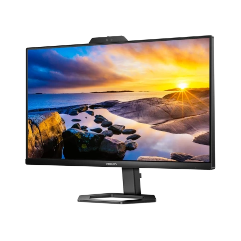 Монитор Philips 24E1N5300HE 23.8'', 1920x1080, IPS, 75hz, 80M:1, 300cd, 1ms, HDMI 1.4, DP 1.2, 4xUSB 3.2, Type-C 65W, Speakers, web-cam 5.0mpx, H. adj 130mm, pivot, VESA, 3Y, Black/ Philips 24E1N5300HE 23.8'', 1920x1080, IPS, 75hz, 80M фото 4