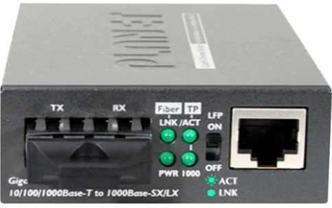 FT-802 медиа конвертер/ 10/100Base-TX to 100Base-FX (SC) Bridge Media Converter, LFPT Supported фото 1