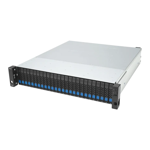 Серверная платформа/ ASUS VS320D-RS26-D1712106Z, 2U, Intel Xeon 64-bit 4-core, 4x DDR4 ECC DIMM, 26 x 2.5" SATA/SAS hsb, 1x 1GbE RJ45 LAN Port, 2x 12Gb/s SAS Wide Port, 1+1 850W фото 1