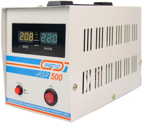 Стабилизатор  АСН-  500  ЭНЕРГИЯ с цифр. дисплеем/ Stabilizer ASN-500 ENERGY with numbers. display фото 3