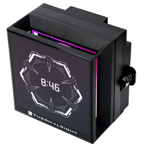 Водяное охлаждение для процессора/ Water Cooling System Thermalright Hyper Vision 360 (360mm, LED, Black, ARGB/ Fans: 3x120mm, 69CFM, 27dBA, 2150RPM/ Pump height 68mm, 6400RPM, Rad thickness 27mm/ S: 1700, 1200, 1851, 115X, 2011, 2066, AM5, AM4) фото 2