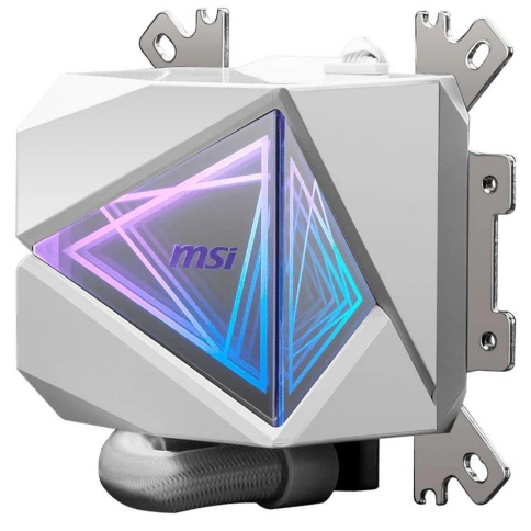 Жидкостная система охлаждения MSI MAG CORELIQUID I360 WHITE 3x ARGB Gen2 Fan, ARGB Gen2 Block, Color Box фото 3