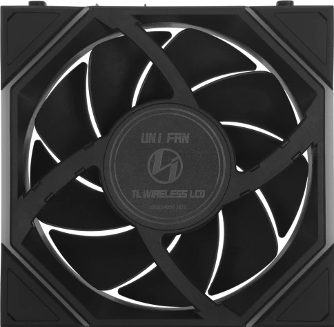 Вентилятор для корпуса Lian-Li Uni Fan TL Wireless LCD 120 LCD ARGB 120х124.5x28 черный 4-pin 27дБ (G99.12TLLCD1W1B.R0) Ret фото 4