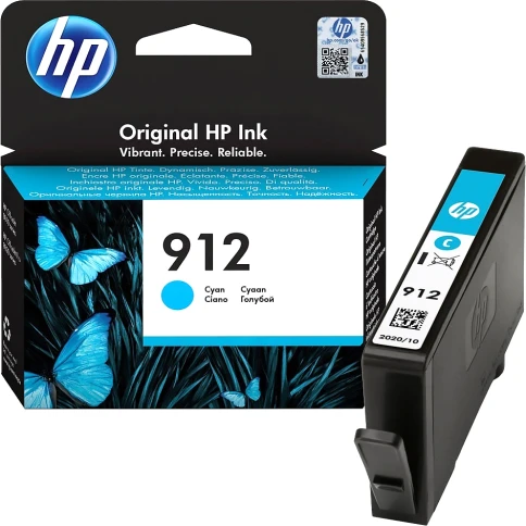 Картридж/ HP 912 Cyan Original Ink Cartridge фото 3