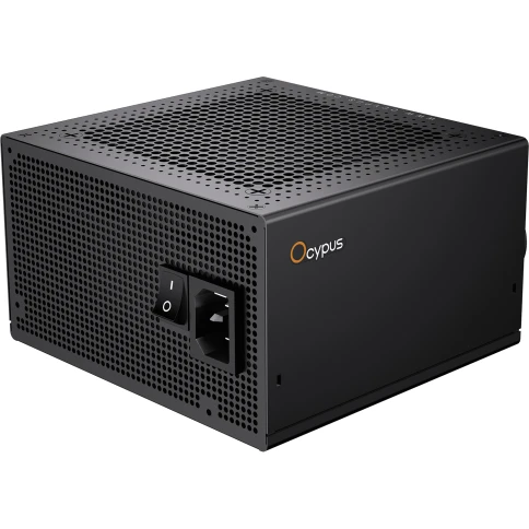 Блок питания ПК/ Power Supply Ocypus Delta P750, 750W 80+ Bronze (ATX, 3.1, Non modular, 1x24(20+4)pin, 2xCPU 8(4+4)pin, 3xPCIe*2 8(6+2)pin, 1x12V-2x6, 8xSATA3 , Active, 120x120mm, 150x140x86mm, APFC, black) фото 3