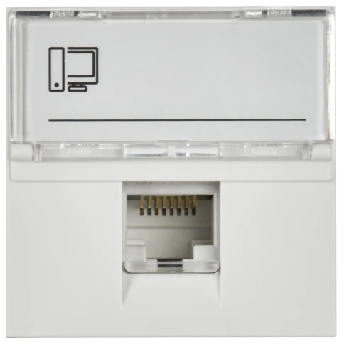 PRIMER РКИ-20-00-П-6 Розетка RJ45 кат.6 (2 мод.) бел. IEK фото 2