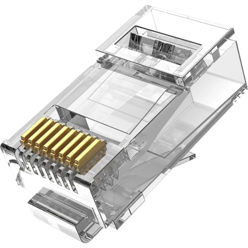 Коннектор Vention RJ45 (8p8c), UTP, cat. 6A, под витую пару (50шт.) (I фото 1