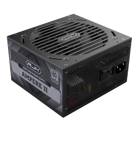 Блоки питания/ Power Supply Raijintek AMPERE II 850, 850W 80+ Platinum (ATX, 3.1, PCIe 5.1, Full-modular, 1x24(20+4)pin, 2x4+4-pin CPU, 3x6+2-pin PCIe, 1x12V(2x6), 10xSATA3, 5xMolex, Active, 120x120mm, 150x140x86mm, APFC, black) фото 2