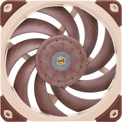 Кулер для корпуса/ Case Cooler Noctua NF-A12x25 PWM (120x120x25mm, 4-pin PWM, 60.09CFM, 22.6dBA, 2000RPM, Beige/Brown) фото 2