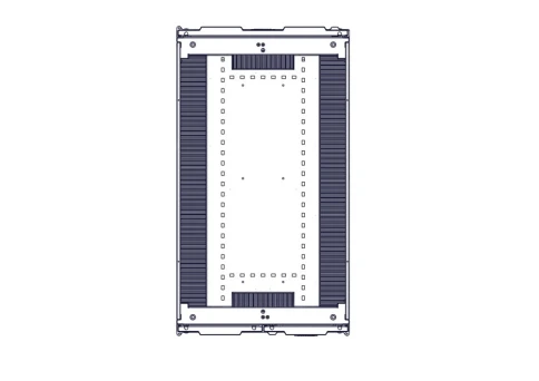 Шкаф Systeme Electric, серия Uniprom, 48U-600/1070, боковые панели 4шт, черный фото 3