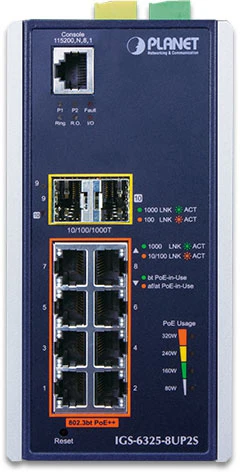 Коммутатор PLANET IGS-6325-8UP2S фото 2