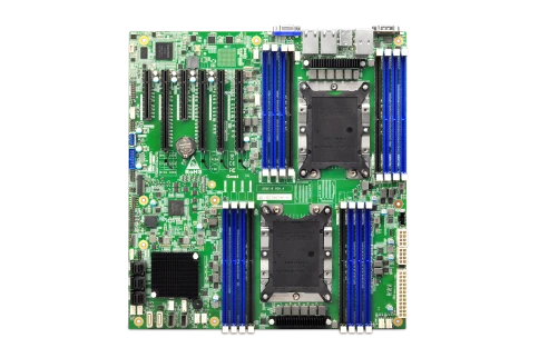 Серверная материнская плата/ Gooxi G2DE-B EATX dual socket motherboard; 304.8mm(L)*330.2mm(W) -support Intel XEON 1st and 2nd gen processor; TDP 205W; 16*DDR4 ECC RDIMM/LRDIMM slots; 6*PCIe 3.0 slots( support 2*PCIe 3.0x8, 4*PCIe 3.0x16) фото 1