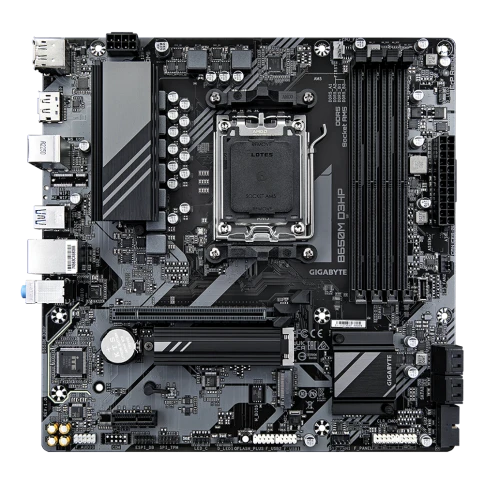 Материнская плата/ MB GIGABYTE AMD B650 sAM5, 4xDDR5(192GB), HDMI 2.1/2xDP, 1xPCIe 4.0x16, 1xPCIe 3.0, 1xLAN (2.5GbE), Wi-Fi, BT, 4xSATA 6Gb/s, 2xM.2, 1xUSB-C, 3xUSB 3.2, 2xUSB 2.0, 1xPS/2, mATX фото 3