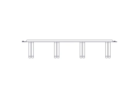 Horizontal Cable Organizer Uniprom Series, 2U, Steel Rings, 2 Rows фото 11
