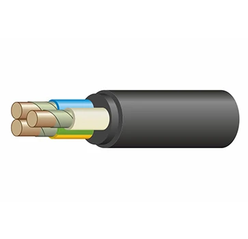 Кабель медный силовой с низкой токсичностью ВВГнг(А)-FRLSLTx 3х1,5-0,66 (ож) плоский ГОСТ (бухта 100) (кратно 100) фото 1