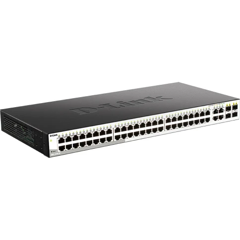 Коммутатор/ DGS-1210-52/F Smart L2 Switch 48х1000Base-T, 4хCombo 1000Base-T/SFP, Compact CLI фото 2