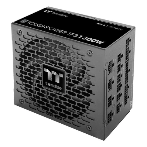 Блок питания Thermaltake ATX 1300W Toughpower TF1300 80+ titanium 24pin APFC 140mm fan color LED 12xSATA Cab Manag RTL фото 8