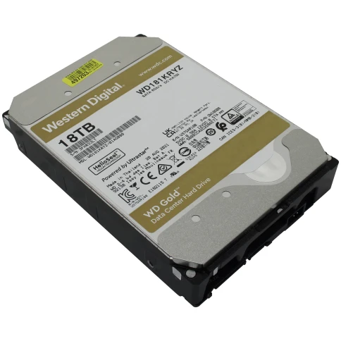 Жесткий диск/ HDD WD SATA3 18Tb Gold 7200 512mb  1 year warranty фото 1