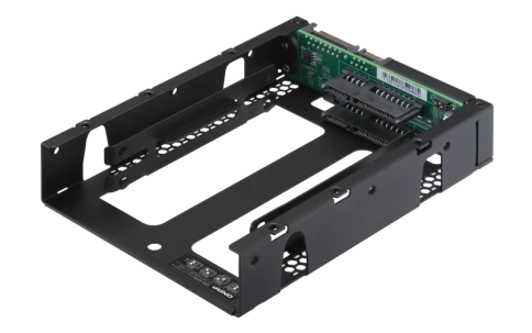 Адаптер/ QNAP QDA-A2AR HDD/SSD drives adapter  2 x SATA 2.5" HDD/SSD -> 1 x  SATA 3.5 " TRAY , Transfer rate 6 Gb/s. Supports RAID 0, 1, JBOD. w/o HDD фото 1