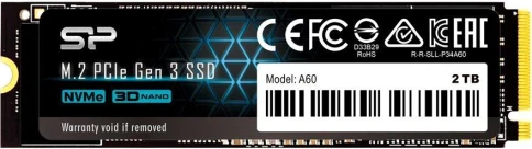 Твердотельный накопитель Silicon Power PCIe 3.0 x4 2TB SP002TBP34A60M28 M-Series M.2 2280 [SP002TBP34A60M28] фото 1