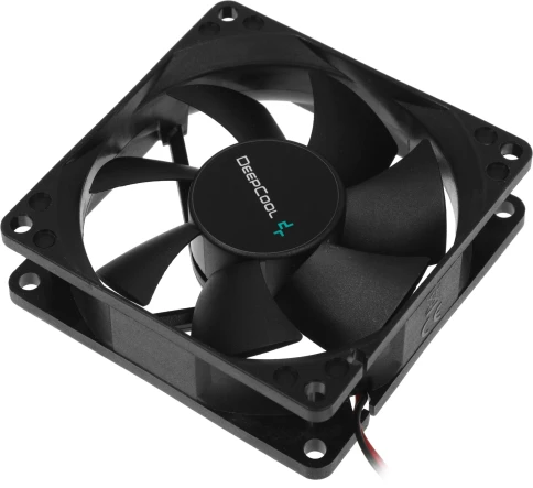 Вентилятор для корпуса Deepcool XFan 80 80х80x25 черный 4-pin (Molex) 20дБ (DP-FDC-XF80) Ret [DP-FDC-XF80] фото 2