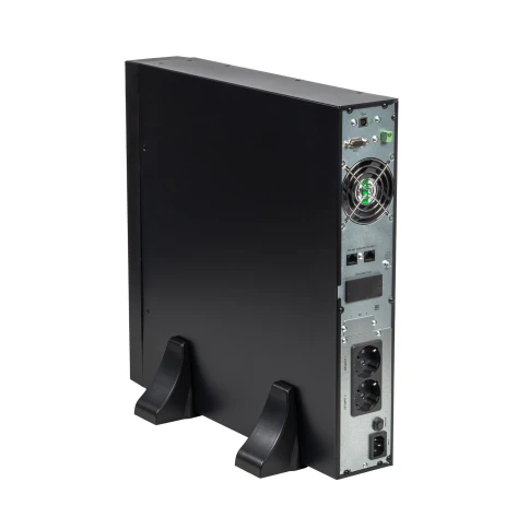 8764 SKAT-UPS 1500-RACK-ON-3X9 P3 ИБП 1500ВА/1500 Вт, 2U, On-Line, синус, встр. АКБ 36В (3x9Ач), 2хSchuko, USB, RS232, RS485, параллельный порт, слот для карт (SNMP,реле), EPO, ШхГхВ 440х460х88, масса 19.4 кг фото 7