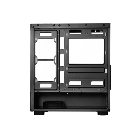 Корпус без блока питания/ Case PCCooler C3 Q500 BK, Midi-Tower, TG, no fans, 1xUSB 3.0 + 1xUSB 2.0 + 1xUSB-C, ATX, mATX, mITX Black фото 3