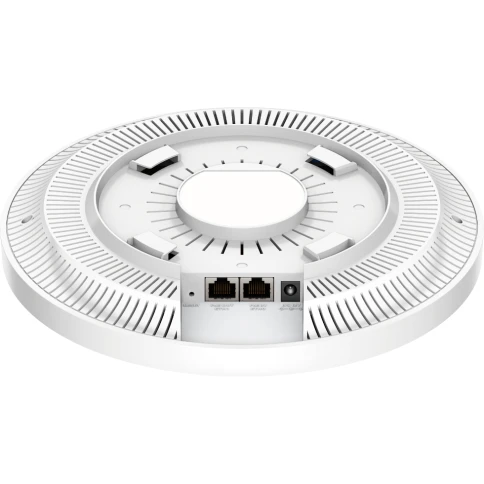 Точка доступа/ BE3600 Dual Band Ceiling Mount Wi-Fi 7 Access Point, Chipset Broadcom, 802.11be/ax/ac/a/b/g/n, 2880Mbps at 5GHz +688Mbps at 2.4GHz, 1 x 2.5G RJ45 Port, MU-MIMO, Support 12V DC or  802.3at PoE or Passive PoE, Internal Antennas, 12V DC adapte фото 4