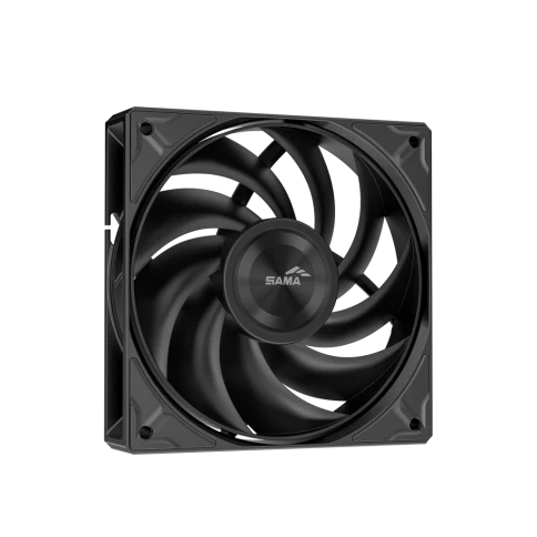 Кулер для процессора/ CPU Cooler SAMA A40P (240W, 4-pin PWM, 152mm, 4x6mm, 1x120mm, 75.2CFM, 29dBA, 2200RPM, S: 1851/1700/1200/115X, AM5/AM4, black/silver) фото 6