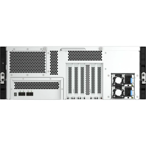 Полка расширения сетевого хранилища без дисков/ ENTERPRISE QNAP TL-R2400PES-RP PCIe Interface JBOD expansion module, 24 bays 3.5 "/ 2.5" SATA 6 Gb/s 4U rackmount, 2 PSU. W/o RAIL-A02-90 фото 7