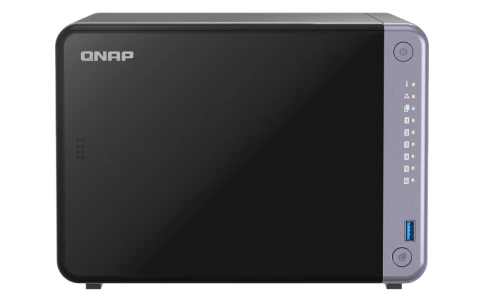 Сетевое хранилище без дисков/ SMB QNAP TS-632X-4G 6-bay 3.5" desktop NAS, AL524 4C 2.0GHz, 4GB DDR4 RAM (max 16GB), 2 x 10GbE SFP+, 2 x 2.5GbE, 1 x PCIe Gen3, 2 x USB 3.2 Gen1 фото 2