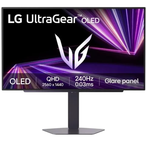 МониторLG 27GX704A-B 26.5''/ LG 27GX704A-B 26.5'', 2560x1440, OLED, 178x178, 275nit, 240Hz, 0.03ms, 2HDMI/DP, 2USB-A, LTSP, ExtPWR, 100x100VESA, Фиолетово-серый, 1y фото 1