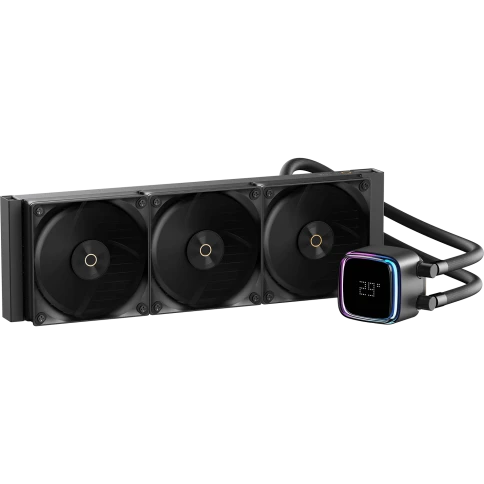 Система жидкостного охлаждения/ Water Cooling System Ocypus Iota L36 BK (300W, 360mm, Black, ARGB Pump, Fans: 3x120mm, 77CFM, 2000RPM/ Pump height 65mm, 27dBA, 3100RPM, Rad thickness 27mm/ S: 1851, 1700, 1200, 115X, AM5, AM4) фото 1