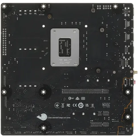 Материнская плата/ MB MSI INTEL B760 s1700, 4xDDR5(256GB), 2xHDMI 2.1/2xDP, 2xPCIe 4.0x16, 1xPCIe 3.0, 1xLAN (2.5GbE), Wi-Fi, BT, 4xSATA 6Gb/s, 2xM.2, 4xUSB 3.2, 2xUSB 2.0, 1xPS/2, mATX фото 3