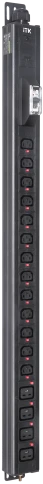 ITK BASE PDU PV1112 22U 1ф 32А 13C13 4C19 3м IEC60309 фото 1